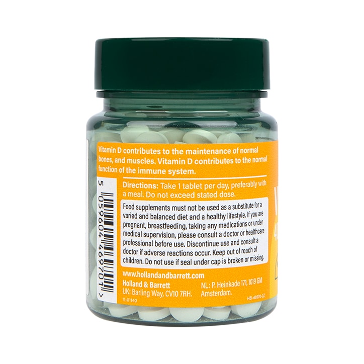Holland & Barrett Vitamin D3 400 I.U. 10ug 240 Tablets